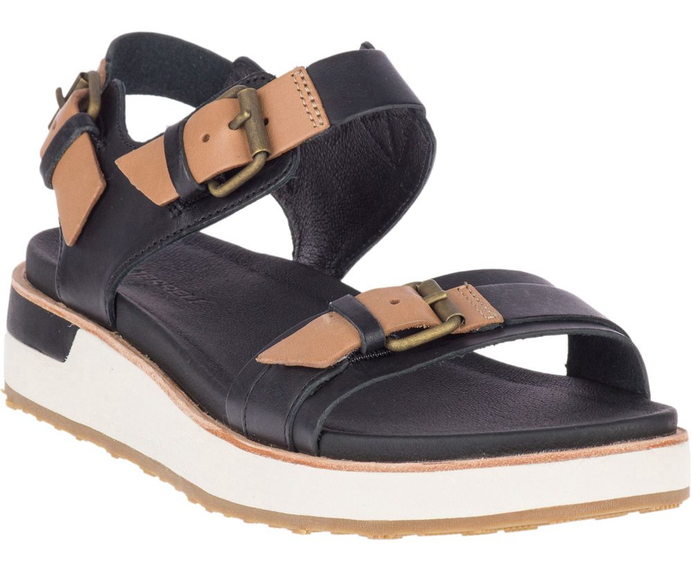 Sandálias Senhora - Merrell Roam Buckle - Pretas - UEN214758